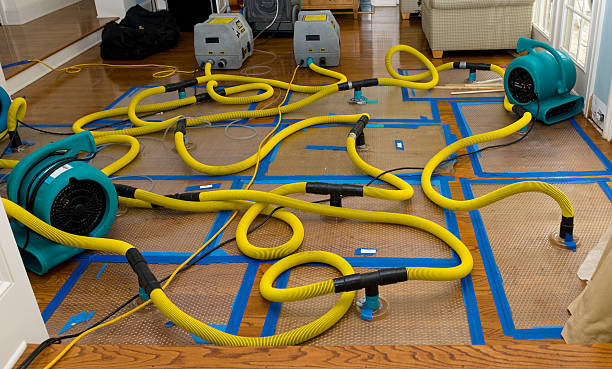 Professional Crawl Space Water Removal technician working in Wyoming, RI